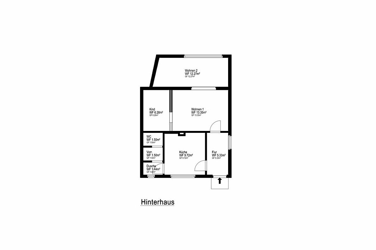Grundstück Kauf 21029 Hamburg Hinterhaus