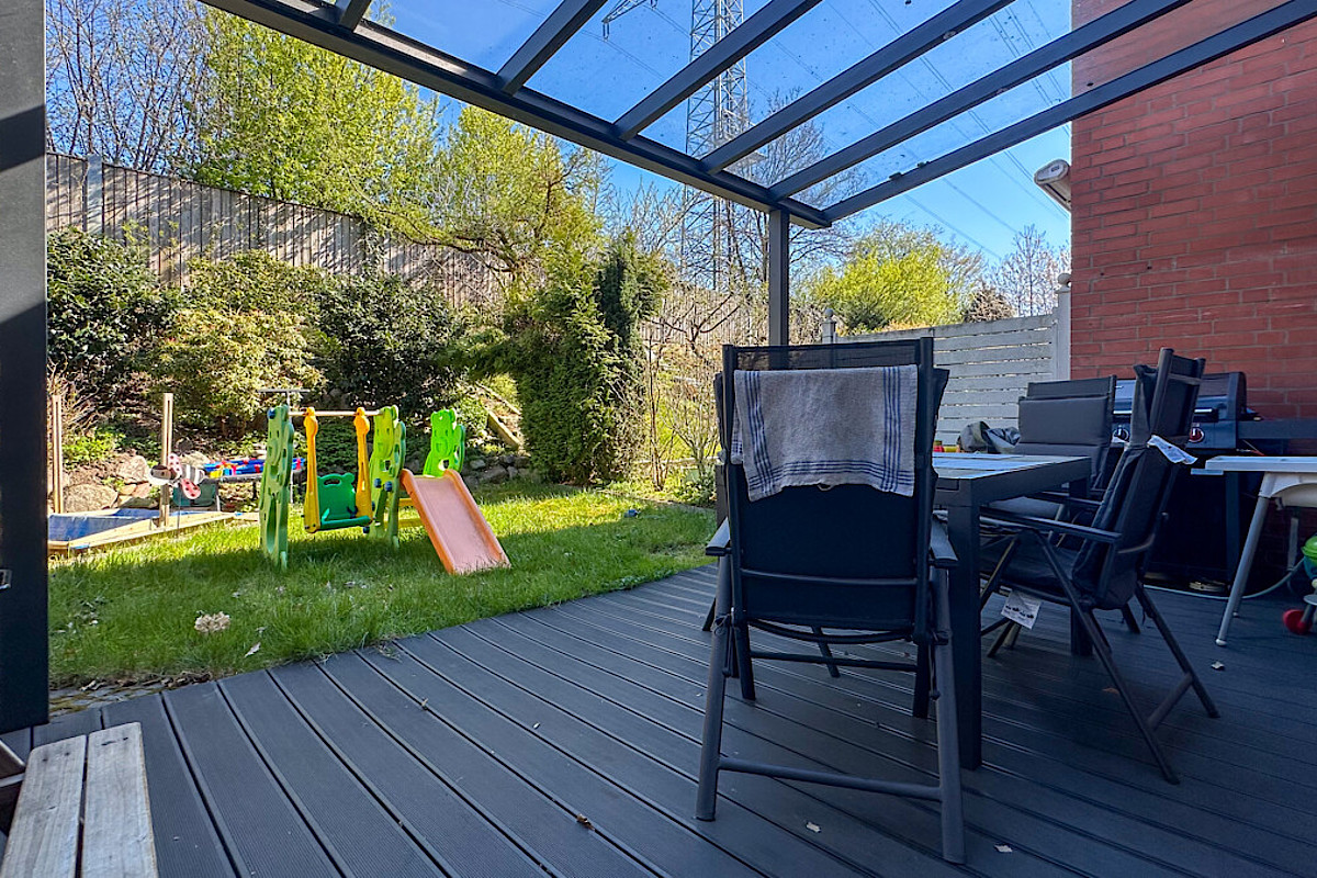 Haus Kauf 21035 Hamburg Terrasse Rückseite