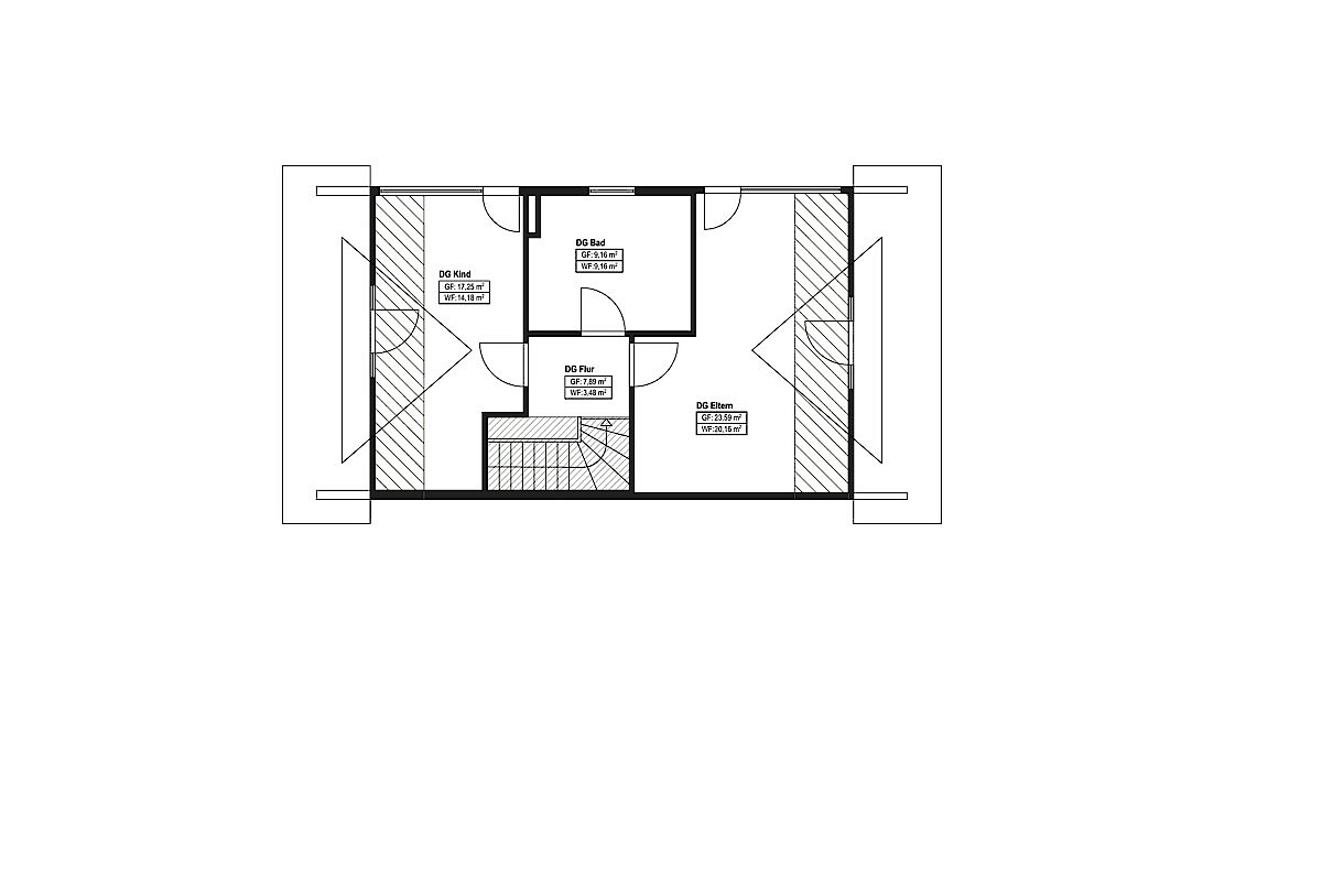 Haus Kauf 22926 Ahrensburg Grundriss Obergeschoss