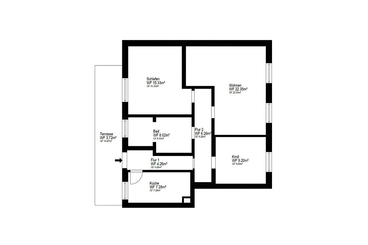 Wohnung Kauf 25421 Pinneberg Grundriss